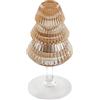 EDG Portacandela 16 Cm Calice Pino Ambra