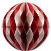 EDG Sfera Di Natale 25 Cm Origami Rossa Bianca