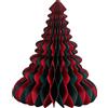 EDG Decoro Pino 31 Cm Origami Rosso Verde