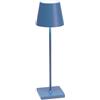 Zafferano Poldina pro Lampada da Tavolo Blu 38 cm