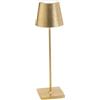 Zafferano Poldina pro Lampada da Tavolo foglia Oro 38 cm