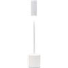 Zafferano Lampada da Tavolo Carolina 28 cm Bianco Lucido