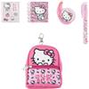 CERDÁ LIFE'S LITTLE MOMENTS Set de Papelería Minimochila Medidas Mochila Hello Kitty 19.5x22.5x4.5 Cm para Niñ@s, Zaino Unisex-Bambini e Ragazzi, MOD. 37