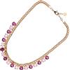 OTTAVIANI Collana ottaviani con pietre fucsia e rosa