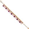 OTTAVIANI Bracciale ottaviani con pietre fucsia rosa
