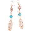 OTTAVIANI Orecchini ottaviani con glitter argento