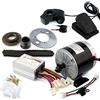 L-faster 24V36V 350W Kit Motore Elettrico Gokart con Sistema a Pedale Gas Elettrico Kit conversione Bici Bambino Elettrico Fai da Te a 4 Ruote Elettrico Carrello (24V Pedal Kit)