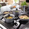 Stoneline Batteria di pentole e padelle con coperchi (8pz)