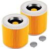 Rebirthcare filtri aspirapolvere per kärche premium wd3 wd2 mv2 mv3 wd 3p | wd 3.200, wd 3.500 p, se 4001, se 4002, a2054, a2004, a2254, a2604, filtro aspirapolvere 6.414-552.0/64145520 (WD3-2PCS)