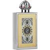Lattafa King of Arabia, Lussuosa Eau de Parfum, design argento-oro con corona reale, 100 ml