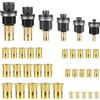 YHNDECO 6 pezzi Set di Pinze per Dadi a Rivetto, per M3, M4, M5, M6, M8, M10, Strumento per Dadi a Rivetto, Pinza per Dadi a Rivetto con 30 Dadi, Strumento per Pistola a Rivetto