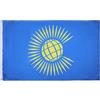 AZ FLAG Bandiera Commonwealth Nuovo 90x60 cm Poliestere 100D 2 Occhielli | Uso interno ed esterno bandiera decorativa del Commonwealth delle nazioni doppie cuciture e bordi rinforzati