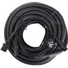 Pronomic Stage EUIECX-15 Cavo Ibrido Spina Schuko a Presa IEC, XLR/XLR 15m (ideale per il cablaggio di casse attive, diffusori PA, effetti luce e illuminazione palco)