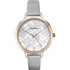 Sekonda Orologio da sera da donna in pelle PU grigia da 35 mm 2827