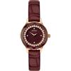 Sekonda Orologio da sera Sekonda da donna con cinturino in pelle rossa da 25 mm 40298