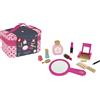 Janod - Piccola Miss vanità, 9 Accessori in Legno Massiccio Inclusi, Gioco di Imitazione, Bellezza e Cosmetici, J06514, Colore: Rosa
