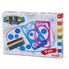 Simba Art & Fun Set di 2 Stencil creativi, 7 Ruote, 6 pennarelli e 4 Fogli da Disegno, per Bambini dai 3 Anni in su