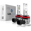 LUXLIGHT Classic Look Lampadina LED 100% ADATTABILE H8/H9/H11/H16 28000LM 55W 12V 3300K Come Alogena 2PZ Kit Lampada Sostituzione PLUG AND PLAY Alogena, Fari Abbaglianti e Anabbaglianti per Auto