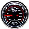 LKRXW Indicatore della Temperatura dell'acqua per Auto 52mm Acqua Temperatura Manometro Con Sensore 12V Bianco Luce Puntatore Acqua Termometro Calibro Liquido Misuratore