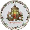TOGNANA PORCELLANE LINEA DETTAGLIO PIATTO PANETTONE 31CM CINZIA CHRISTMAS CANDLE