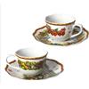 BRANDANI GIFT GROUP SRL Set 2 Tazzine Caffè Brandani Christmas - Porcellana Natalizia con Piattini