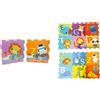 O.D.S. SRL MATTONELLE PUZZLE, SET 6 PEZZI, TAPPETO MORBIDO, COLORI ASSORTITI, GIOCO EDUCATIVO, BAMBINI 10M+
