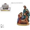 DUE ESSE CHRISTMAS S.R.L. Set Natività di Natale 10cm, Presepe Natalizio Completo, Statuine Decorative, La magia di Natale per la casa