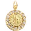 De Bussy Medaglia San Benedetto in argento sterling 925 mm, Argento sterling
