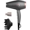 Cecotec Asciugacapelli IoniCare 6000 RockStar Essence, 2200 W, motore digitale, ioni reali, 5 impostazioni di temperatura, con diffusore e ugello concentratore, cavo da 1,8 m, grigio; rosa