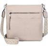 Gladdon Piccola borsa a tracolla da donna, borsa a tracolla con ampie cinghie regolabili, borsa da donna di grande capacità, Beige
