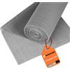 WEEWAM Tappetino Antiscivolo, Rivestimento per Cassetti Cucina, Weewam 50 cm x 300 cm (XXL) Rotolo Antiscivolo EVA non Adesivo, Fodera Protezione interno Mobili Armadio Ripiani Bicchieri Scarpiera - Grigio