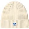 NORTH SAILS WIDE-RIB BEANIE WITH LOGO PATCH Berretto Uomo