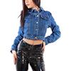 Toocool - Giacca Jeans Donna Denim Giubbino Corto Giubbotto Aderente Slim Fit Nuovo H510 [M,VI-19292]