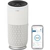 Bosch Thermotechnik Bosch Air 6000i - Purificatore d'aria intelligente - Copre 125 m² - Filtra efficacemente oltre il 99% degli inquinanti - Modalità Auto/Sleep (< 25 dB(A)) - CADR: 600 m³/h - Connettività display e app