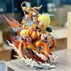 Action Figure Goku Sayan 3 Dragon Ball Z Gothen Gohan 26cm Statua Da Collezione