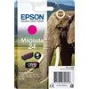 EPSON CARTUCCIA ORIGINALE MAGENTA T2423 SERIE ELEFANTE - EPSON - C13T24234012