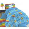 hermet Trapunta Piumone Invernale in Cotone POP IT Fidget Toy originale Letto Singolo 1 Una Piazza 170x260 cm Bambino Bambina (Pop Bubble Azzurro)
