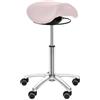 Teqler Sgabello con meccanismo oscillante rosa