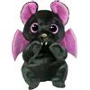 TY Beanie Boos - Batiste il Pipistrello con Occhi Viola Grandi e Glitter, il Peluche con gli Occhi Grandi Scintillanti - 15 cm - T37384