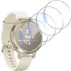 Funrae Pellicola Protettiva per Garmin Lily 2 Active, [4 Pezzi] 2.5D Proteggi Schermo in Vetro Temperato Copertura Completa Anti Graffio Senza Bolle HD Protezione Film - Transparente