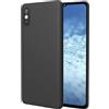 NEW'C Cover per Xiaomi Redmi 9A in custodia silicone ultra sottile nero [Ultra Leggera]