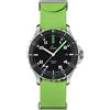 Laco Orologio sportivo scorpione, orologio automatico, cassa in acciaio inox, vetro zaffiro, impermeabile, made in Germany, Amazonas 39 Rb, cinghia