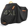 MidingChai Telo Coprimoto 4XL, 420D Telo Protettivo Impermeabile per Esterni, Telo Moto con Foro Antifurto per Catena, Protezione da Polvere, Pioggia, Neve, UV (295×110×140 cm)