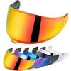 VCOROS Visiera Casco Moto per GT Air 3 CNS-1C Visiera Casco Integrale Antivento Protezione UV Lente per Visiera per Casco Parti di Ricambio (Rosso cromato)
