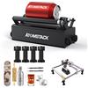 ATOMSTACK MAKER ATOMSTACK R3 Rullo rotante laser, 360° asse Y, rullo rotante laser per incisione, rullo rotante per incisione tazza/penna/cilindro/rotondo/oggetti di grandi dimensioni, diametro regolabile