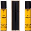 Chanel No.5 - Refillable Eau de Parfum da donna 3 x 20 ml