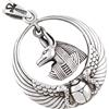AFP Anubis Dio egiziano Ciondolo in Argento 925