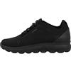 Geox D Spherica A, Sneakers Donna, Nero Black B, 38 EU