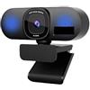 AYJYZHIAG V11 1080p 60fps Full HD e riproduzione computer USB webcam mini 2K for PC portatile con microfono
