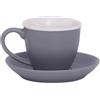 Villa d'Este Home Tivoli 1996 Set 6 tazzine caffè 100 ml con piattino in porcellana new bone China, Classic monday, Forma